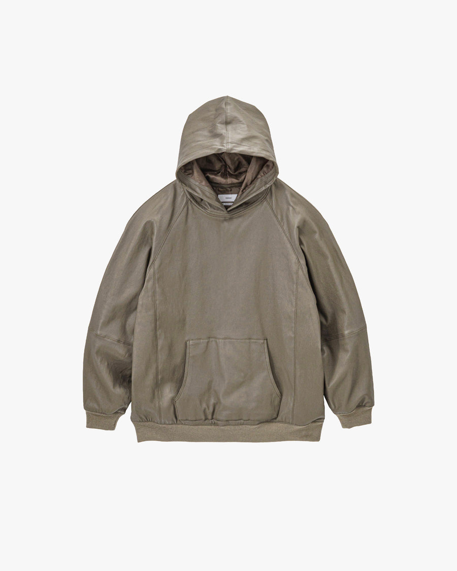 SALE- Bonded Leather Hooded Pullover – Graphpaper