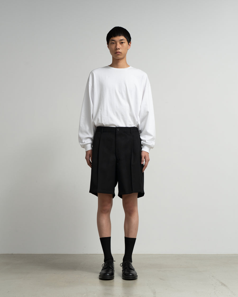 Scale Off Wool Wide Shorts – Graphpaper