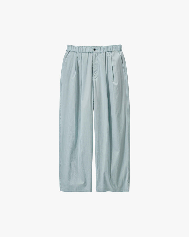 Silicon Poplin Two Tuck Easy Pants