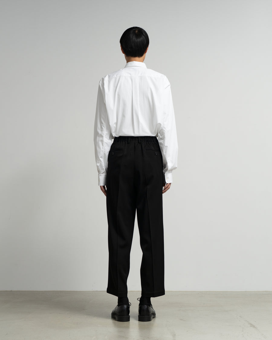 Wool Doeskin Wide Tapered Slacks – Graphpaper