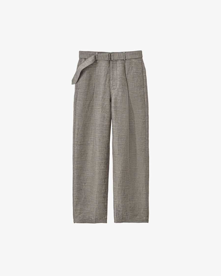 Linen Cupro Back Satin Belted Pants – Graphpaper