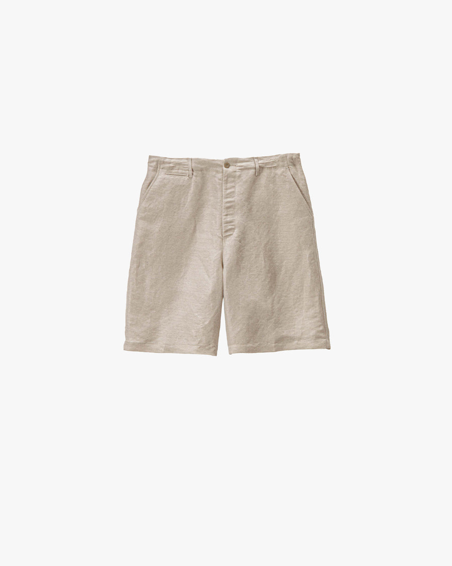 Graphpaper Military Cloth Over Shorts　白 Linen Cupro Hopsack Military Shorts – Graphpaper