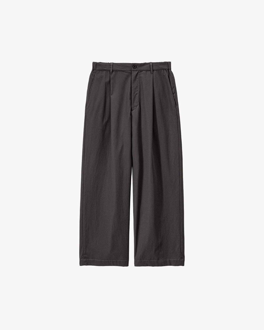 Brushed Cotton Gabardine Wide Straight Pants – Graphpaper
