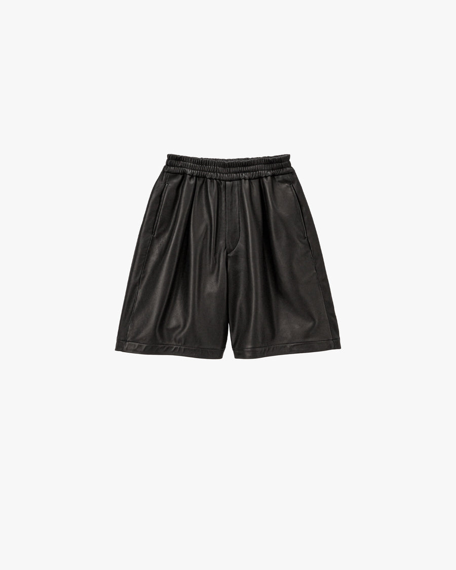 Lamb Leather Track Wide Shorts – Graphpaper