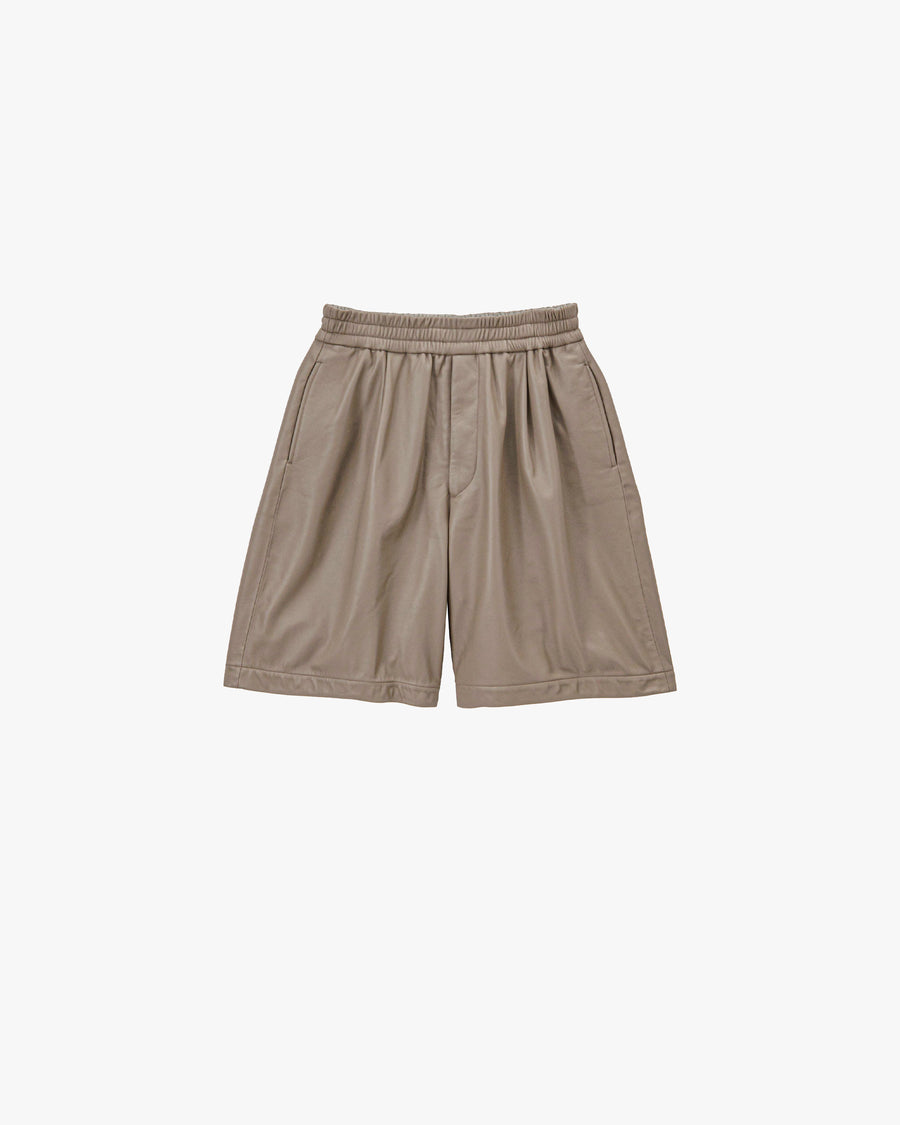 Lamb Leather Track Wide Shorts – Graphpaper