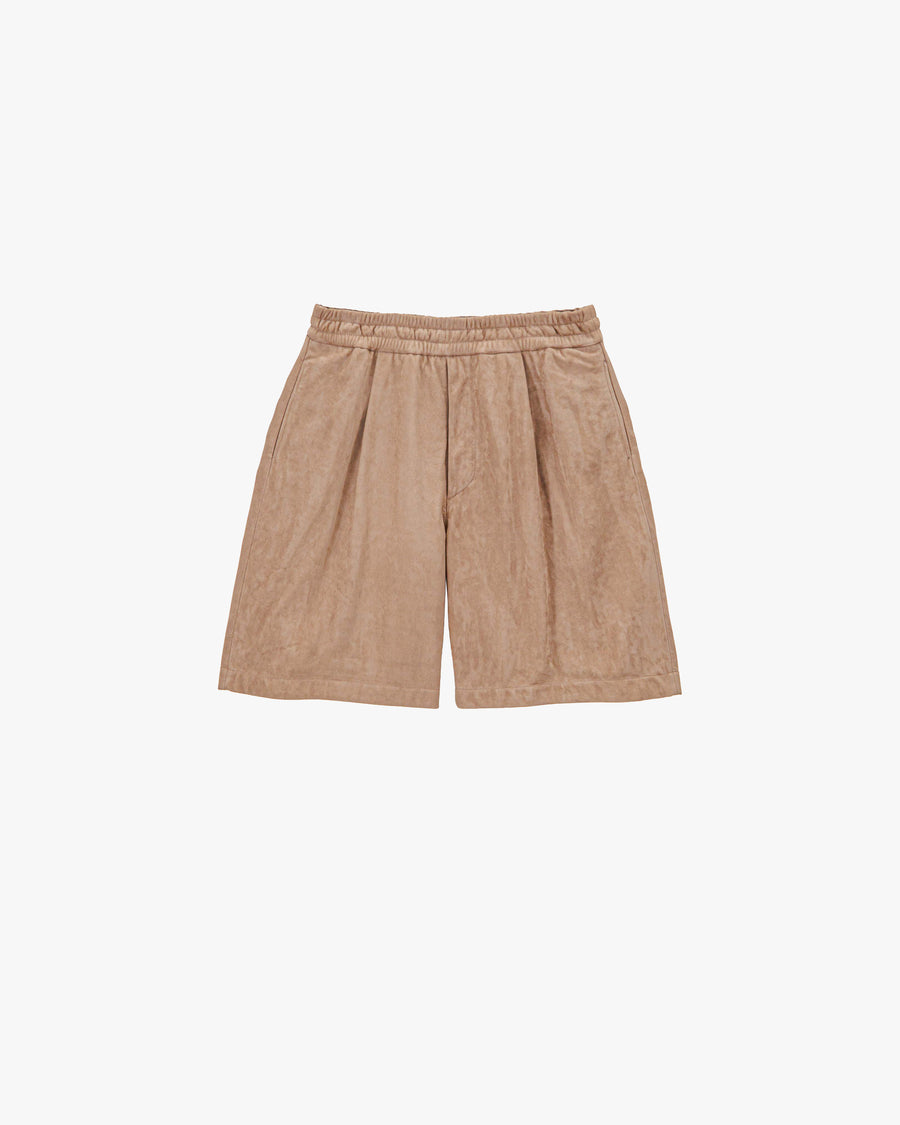 SALE- Cow Nubuck Leather Wide Shorts – Graphpaper