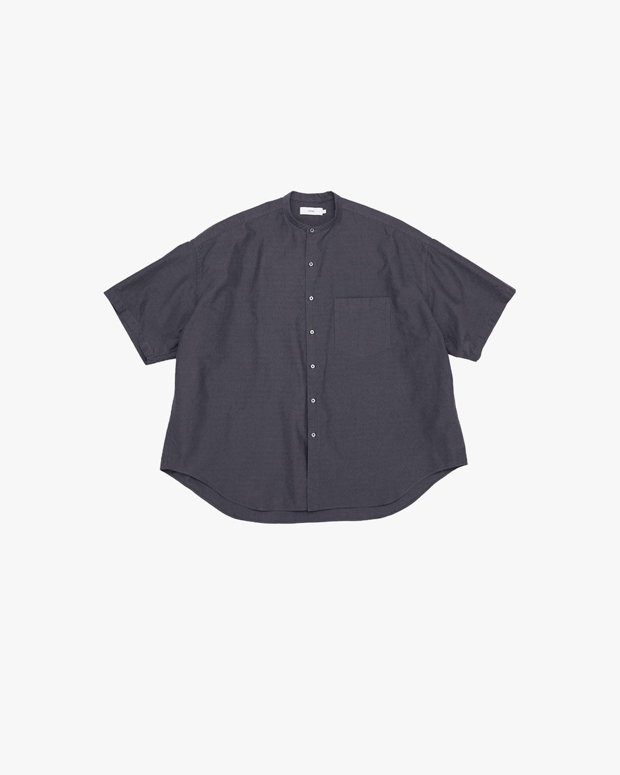 Oxford S/S Oversized Band Collar Shirt – Graphpaper