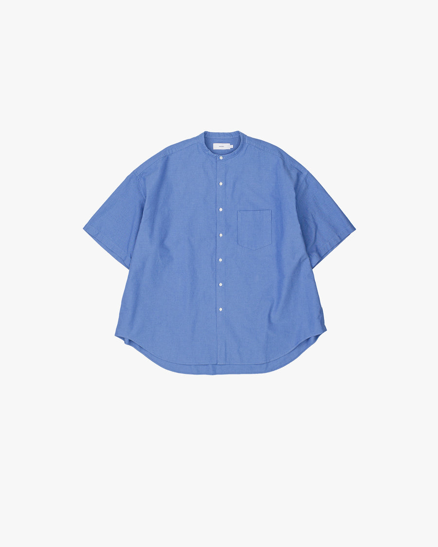 Oxford S/S Oversized Band Collar Shirt – Graphpaper