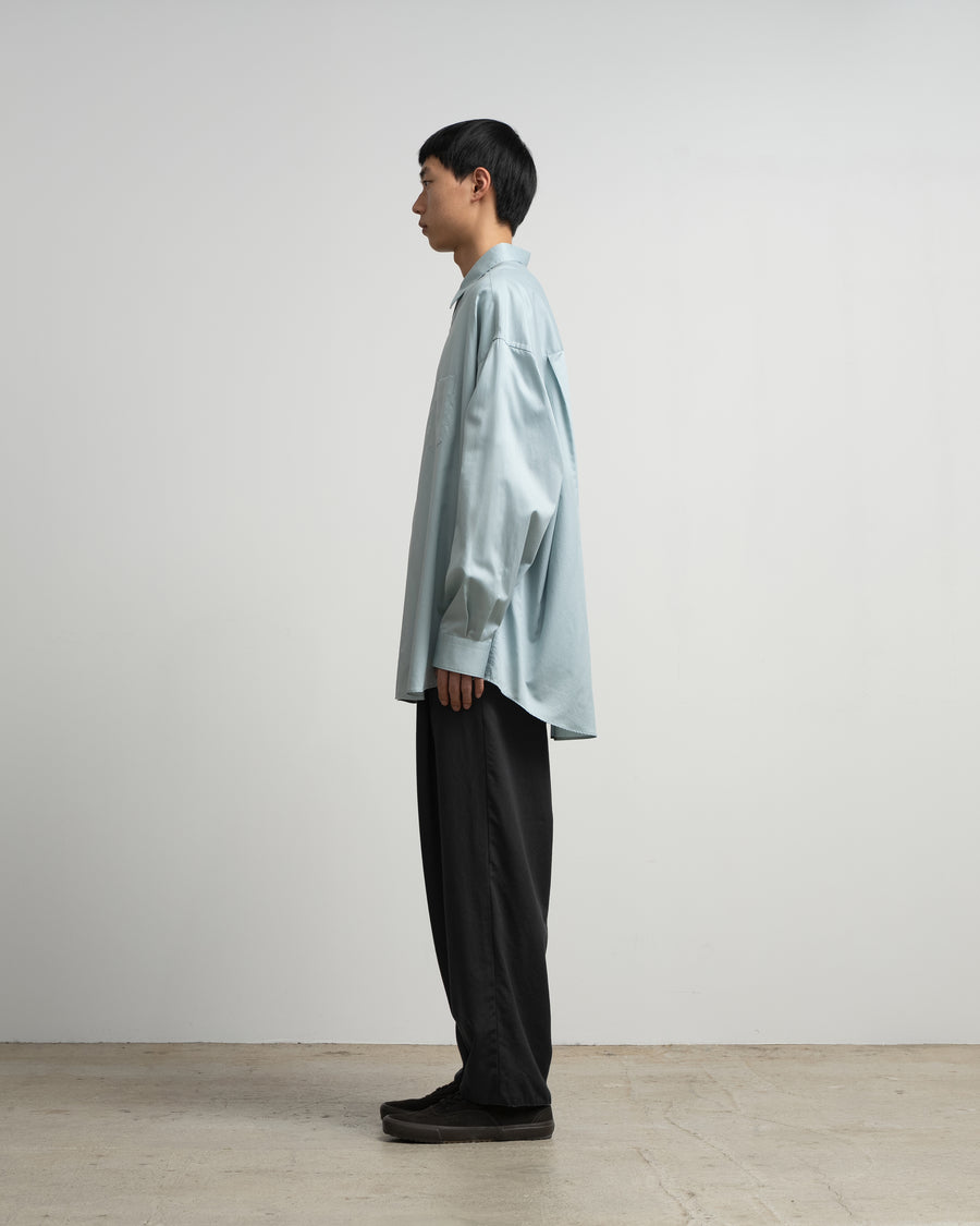 Silicon Poplin Oversized Regular Collar Shirt – Graphpaper
