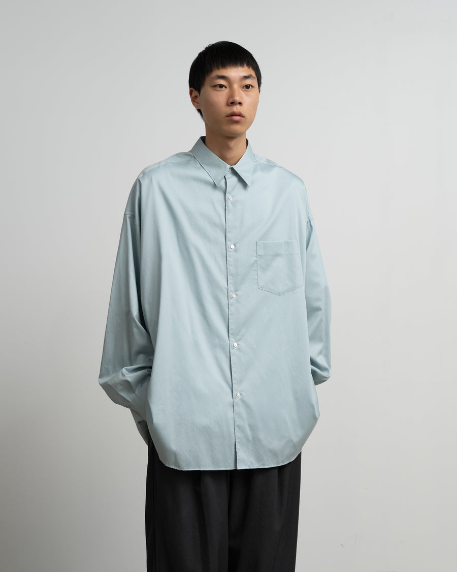 Silicon Poplin Oversized Regular Collar Shirt – Graphpaper