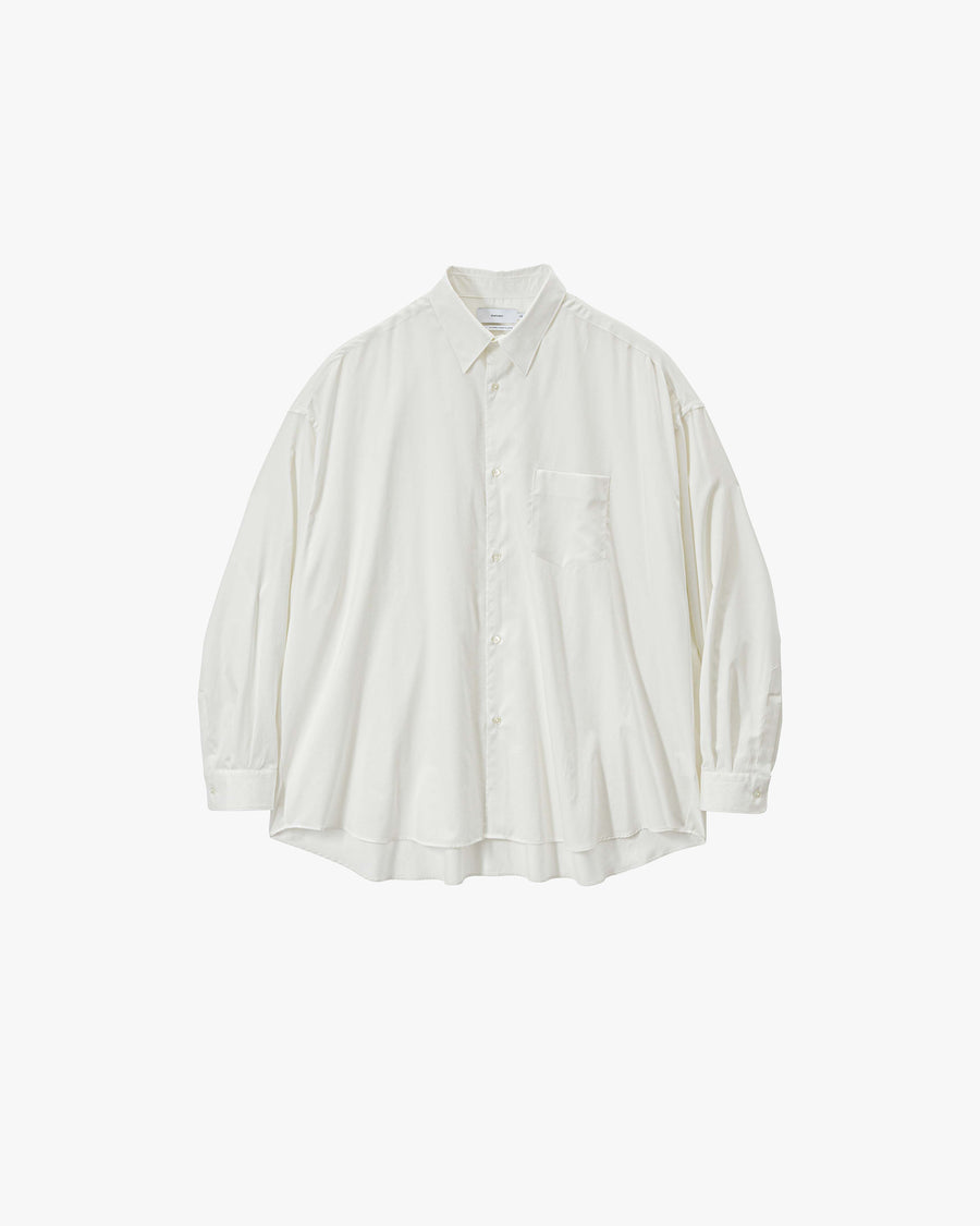 Silicon Poplin Oversized Regular Collar Shirt – Graphpaper