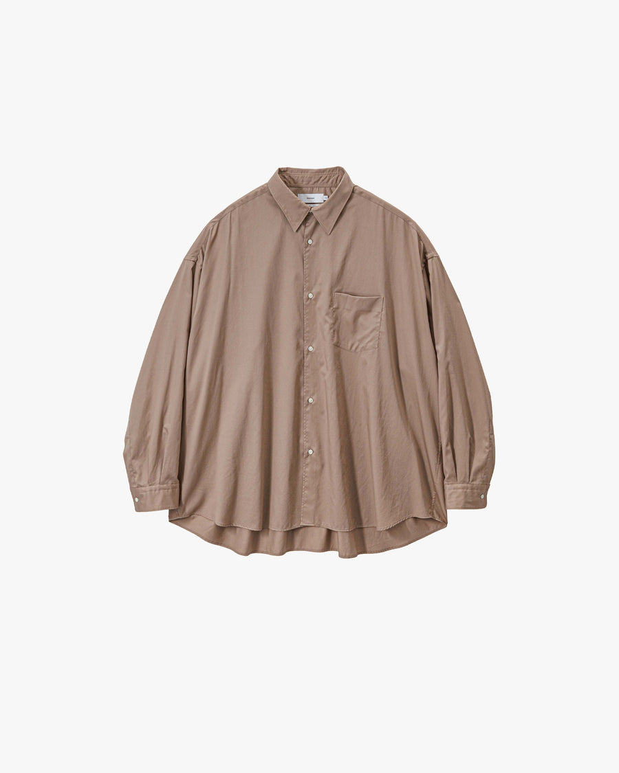 Silicon Poplin Oversized Regular Collar Shirt – Graphpaper