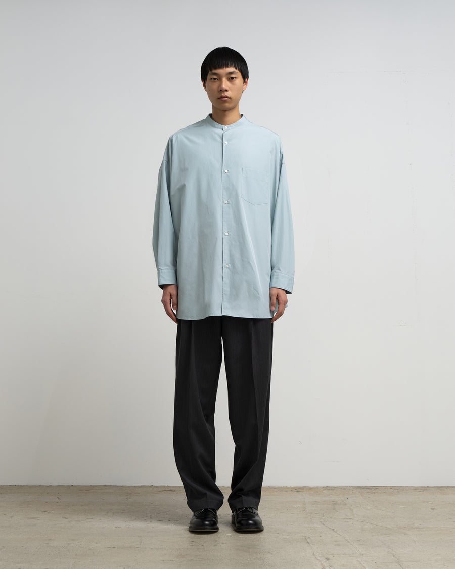 ALUMO for Graphpaper L/S Oversized Band Collar Shirt