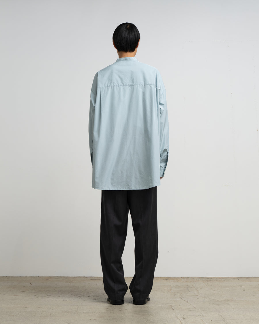 ALUMO for Graphpaper L/S Oversized Band Collar Shirt