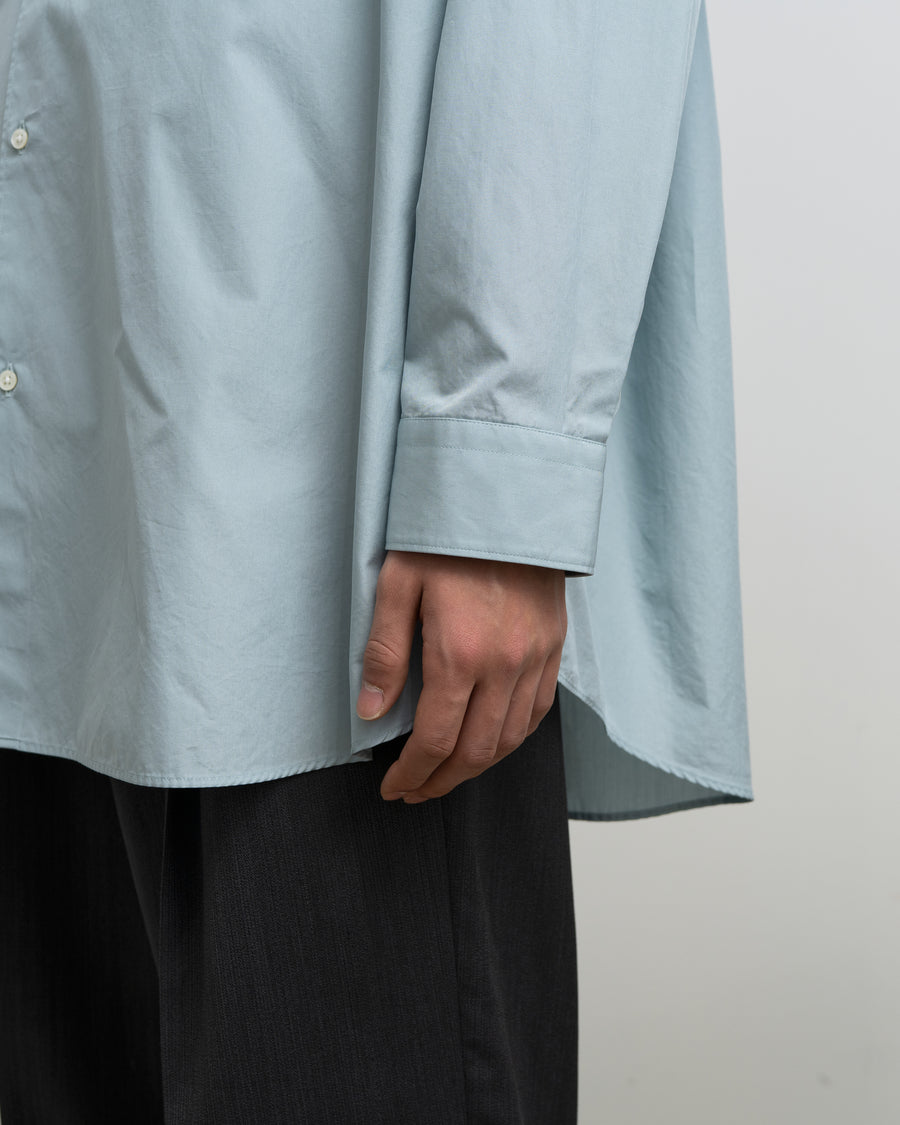 SALE- ALUMO for Graphpaper L/S Oversized Band Collar Shirt