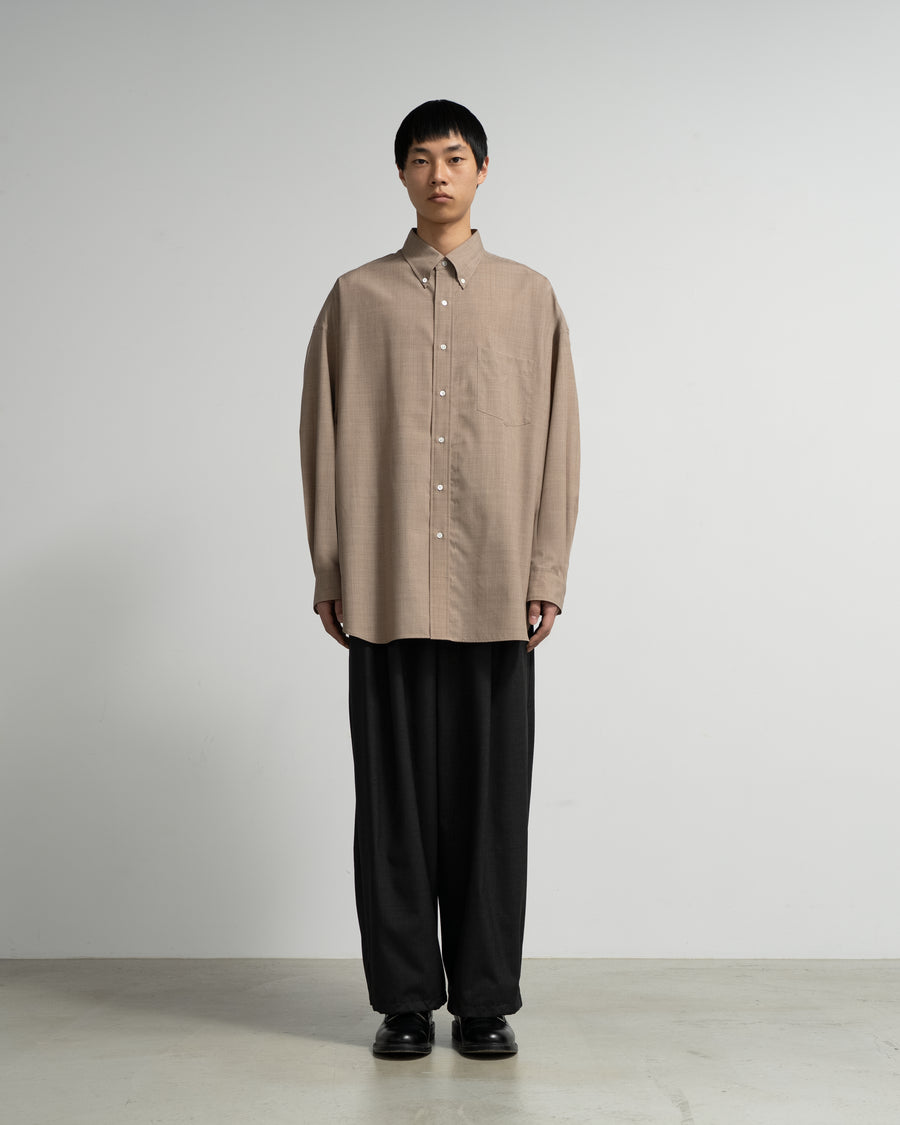 Fine Wool Heather Oversized L/S BD Shirt – Graphpaper