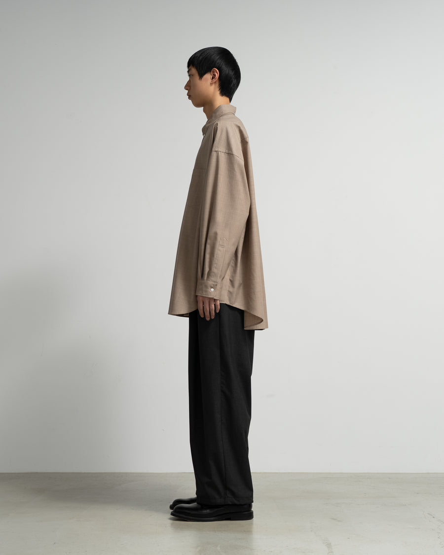 Fine Wool Heather Oversized L/S B.D. Shirt – Graphpaper