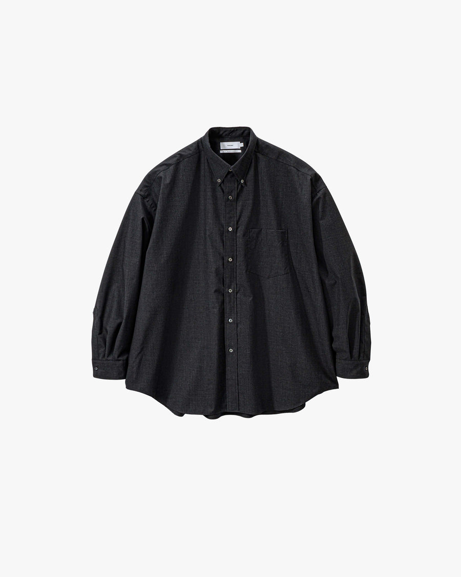 Fine Wool Heather Oversized L/S B.D. Shirt – Graphpaper