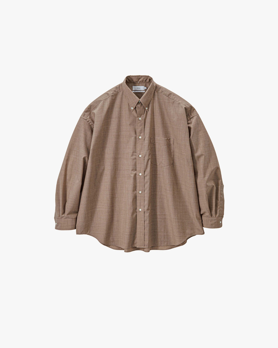 Fine Wool Heather Oversized L/S B.D. Shirt – Graphpaper