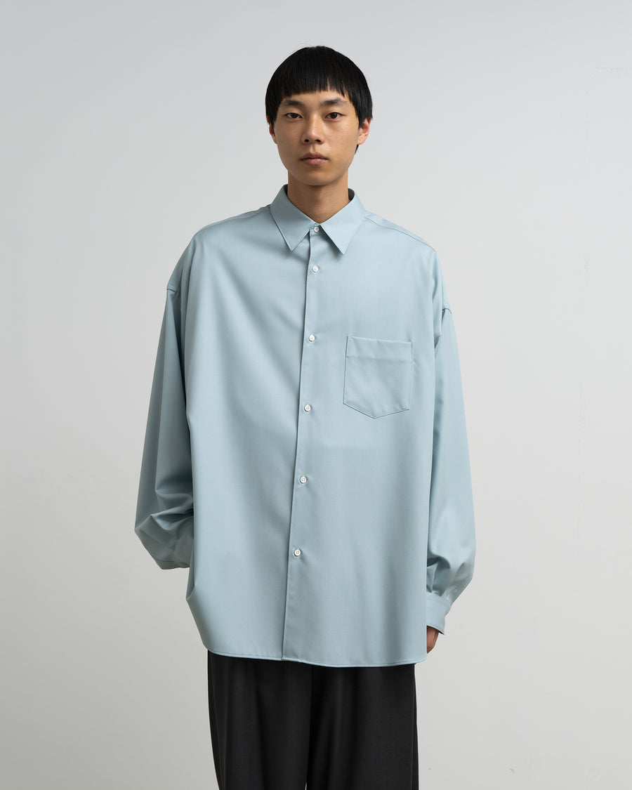 Extra Fine Wool L/S Oversized Regular Collar Shirt – Graphpaper