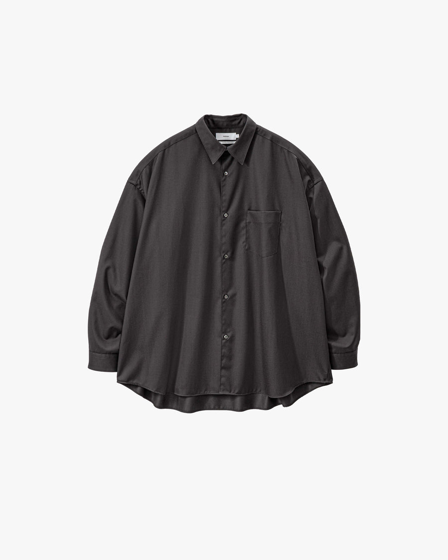 Extra Fine Wool L/S Oversized Regular Collar Shirt – Graphpaper