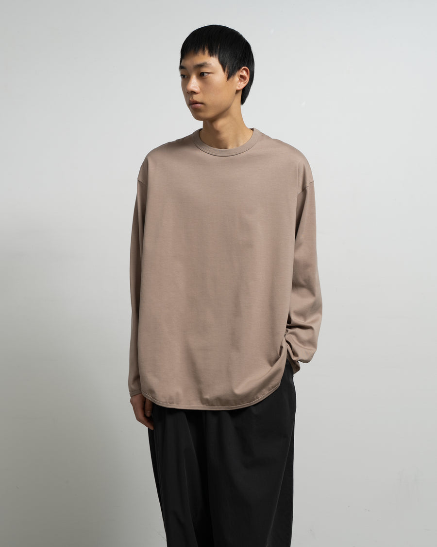 SALE- Tri Spun Cotton Crew Neck Binder L/S Tee – Graphpaper