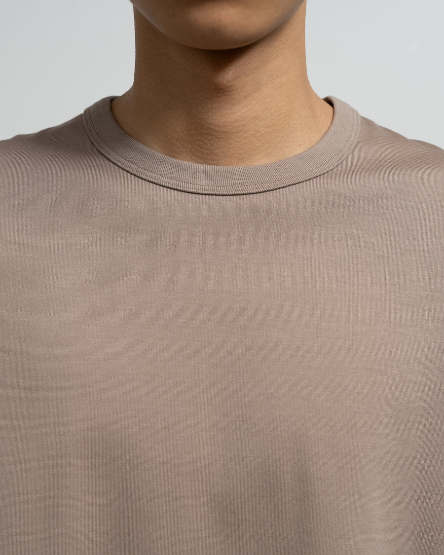 トップス RAW MELANGE COTTON JERSEY Layered T SALE- Tri Spun Cotton Crew Neck Binder L/S Tee – Graphpaper