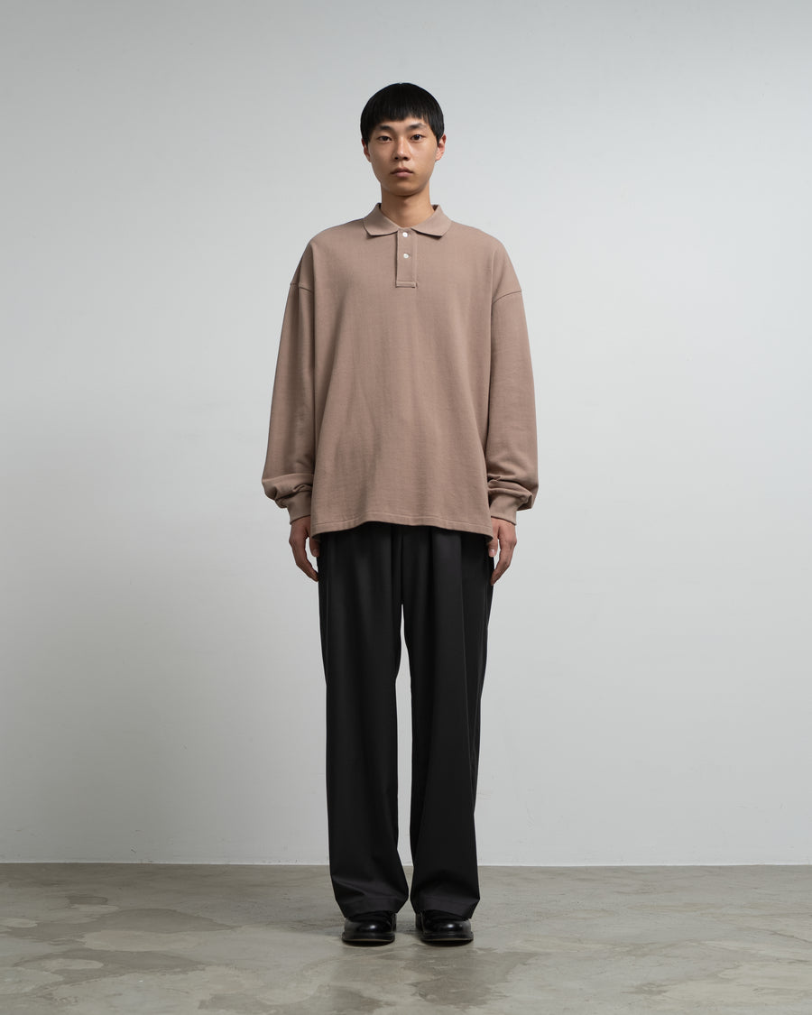 Cotton Pique Jersey L/S Polo – Graphpaper