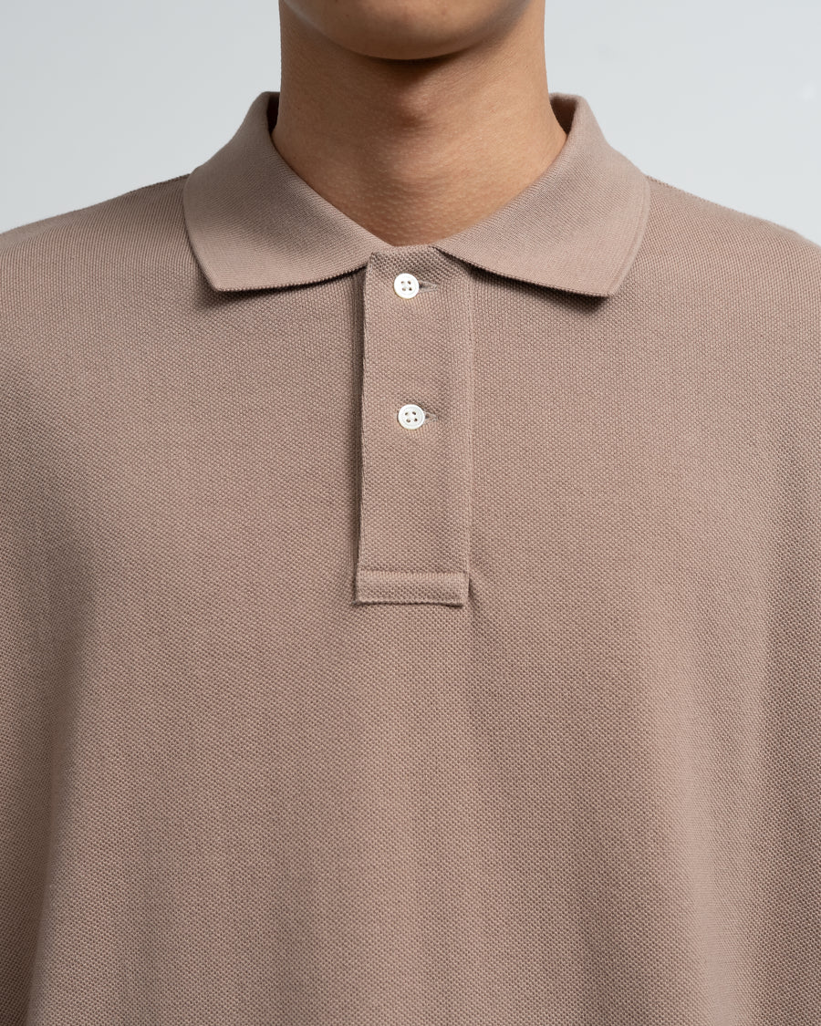 Cotton Pique Jersey L/S Polo – Graphpaper