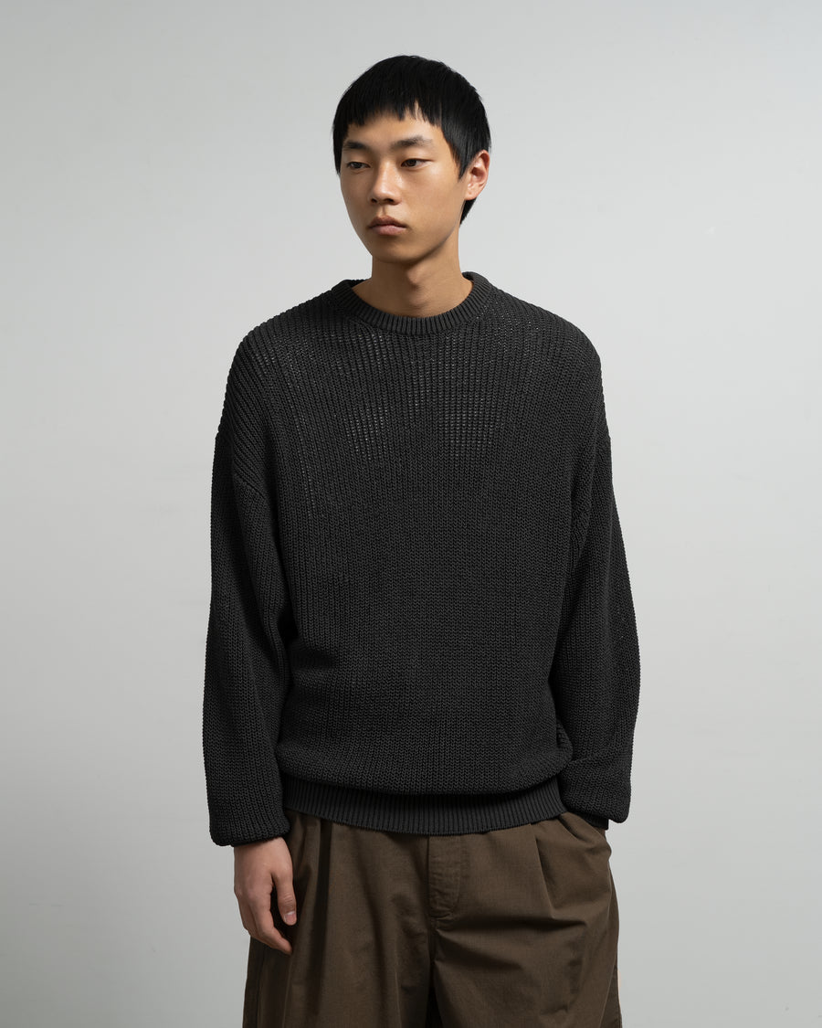 Coiled Wool Nylon Crew Neck Knit – Graphpaper