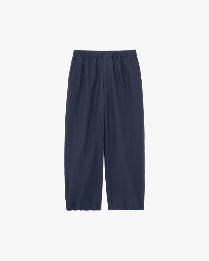 Cotton Linen Seersucker Track Pants
