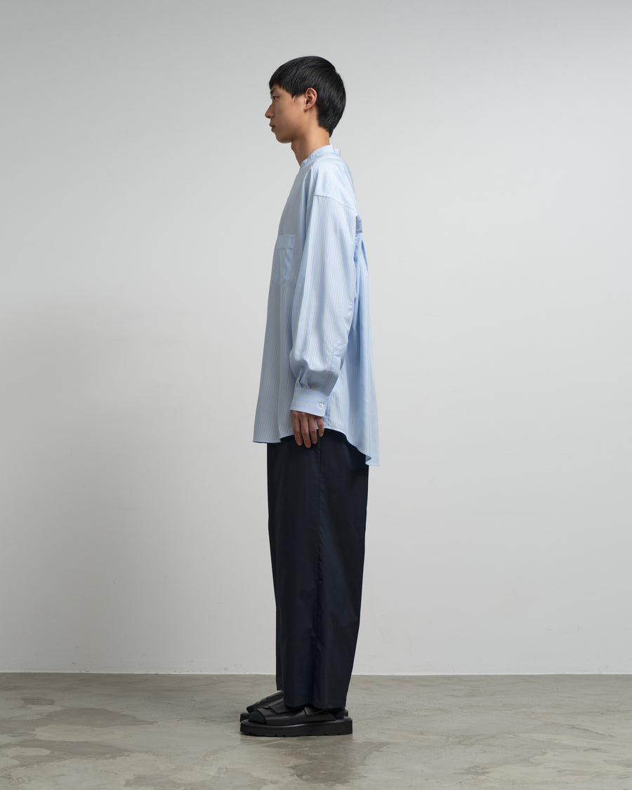 SIDOGRAS L/S Oversized Band Collar Shirt – Graphpaper