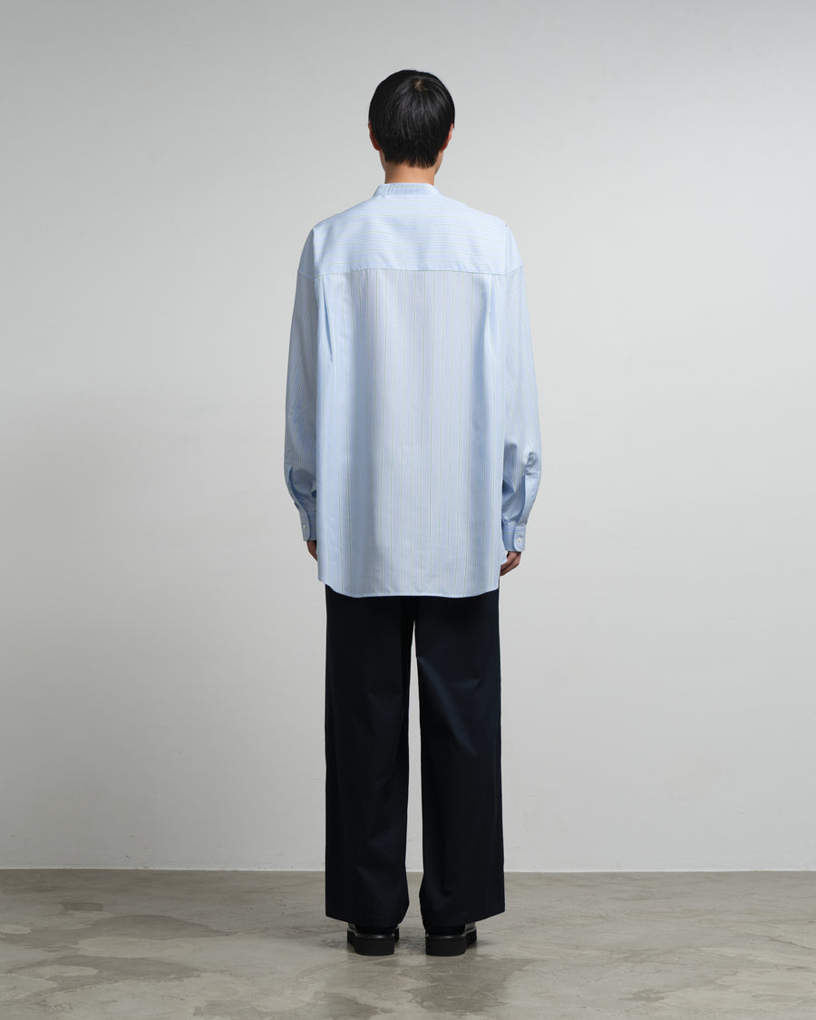 SIDOGRAS L/S Oversized Band Collar Shirt – Graphpaper