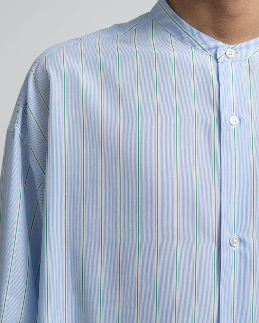 SIDOGRAS L/S Oversized Band Collar Shirt – Graphpaper
