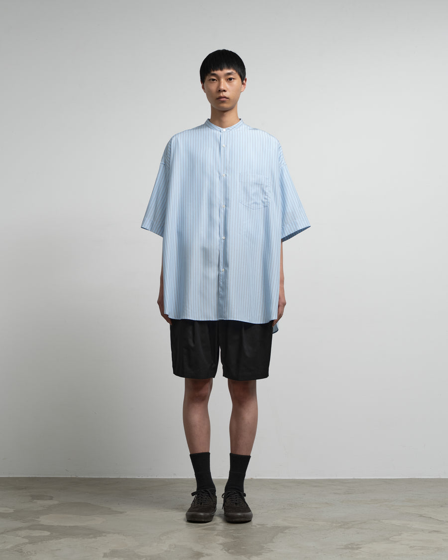 SIDOGRAS S/S Oversized Band Collar Shirt – Graphpaper