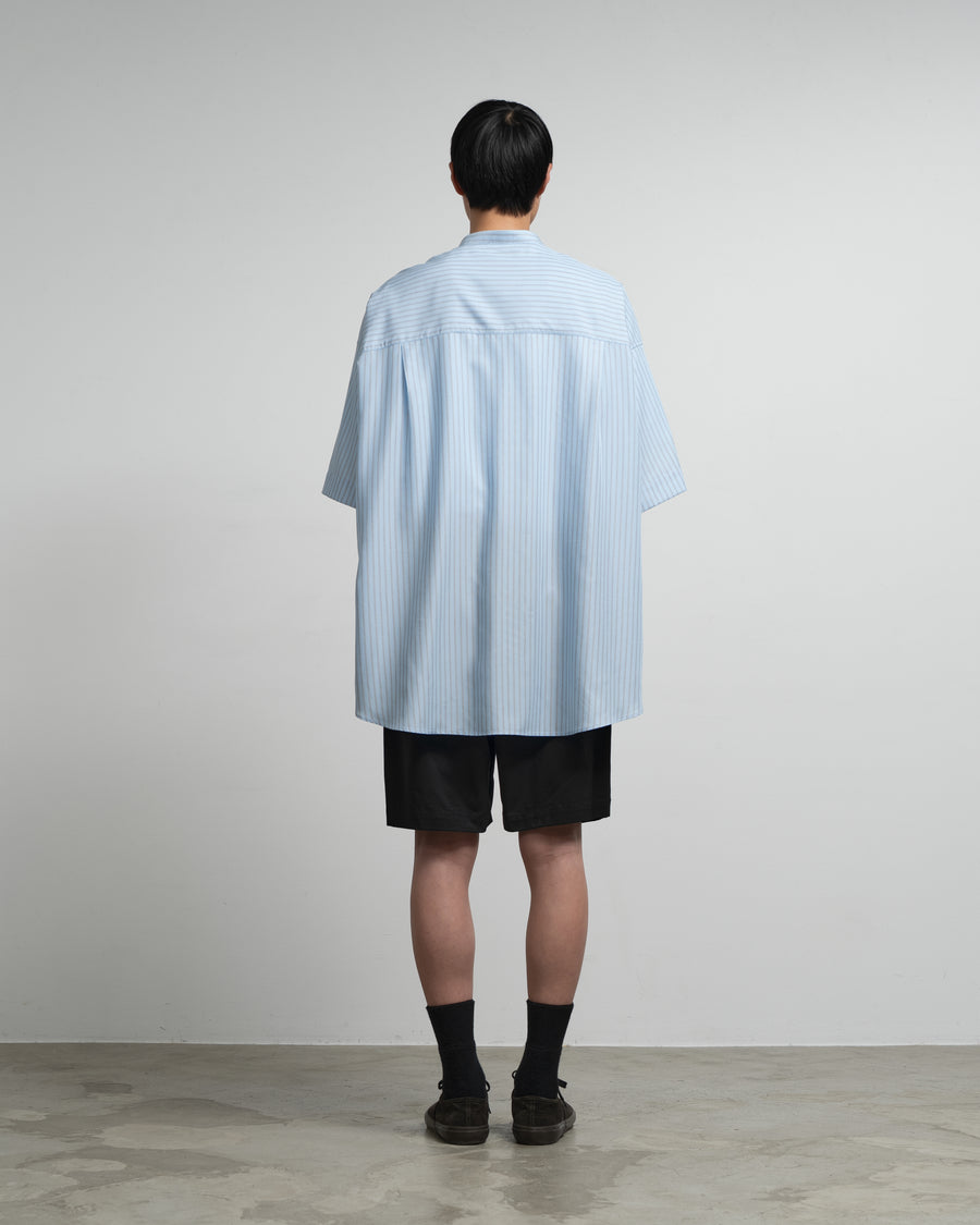 SIDOGRAS S/S Oversized Band Collar Shirt – Graphpaper