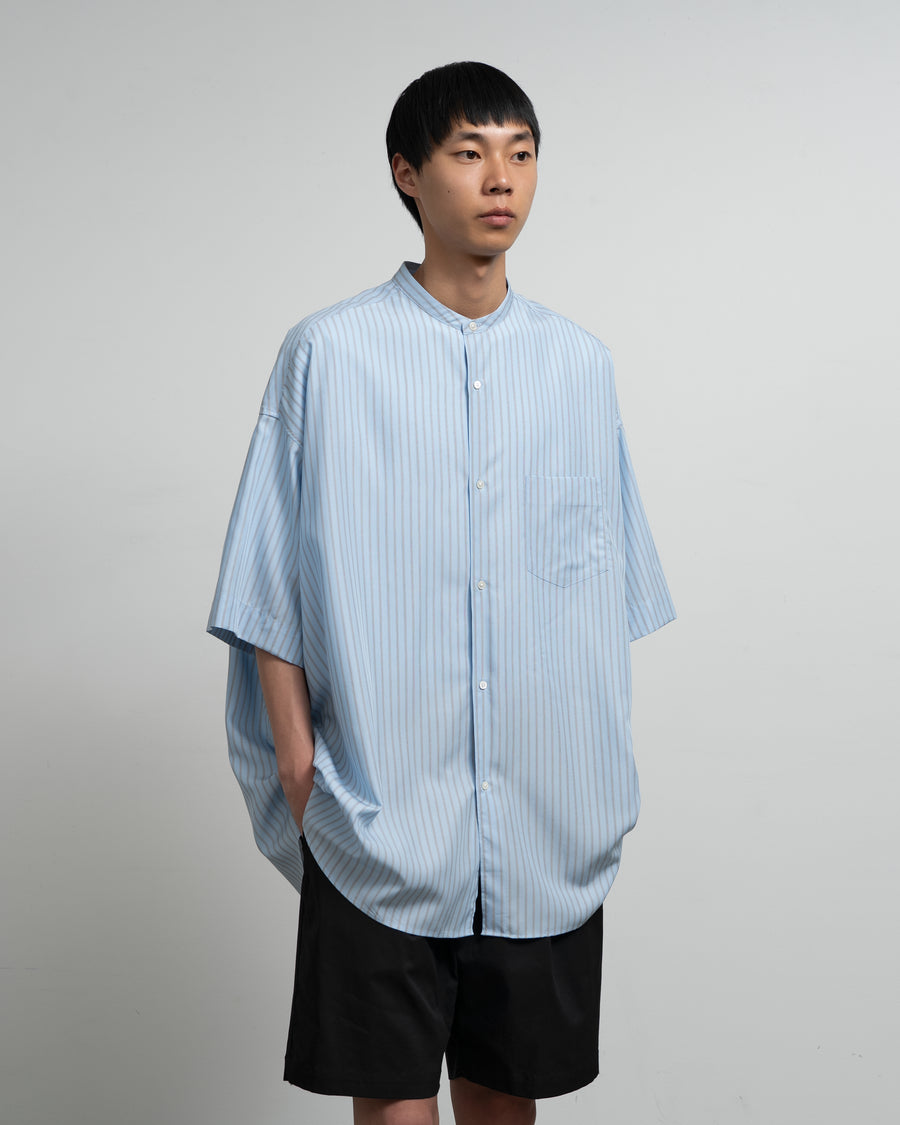 SIDOGRAS S/S Oversized Band Collar Shirt – Graphpaper