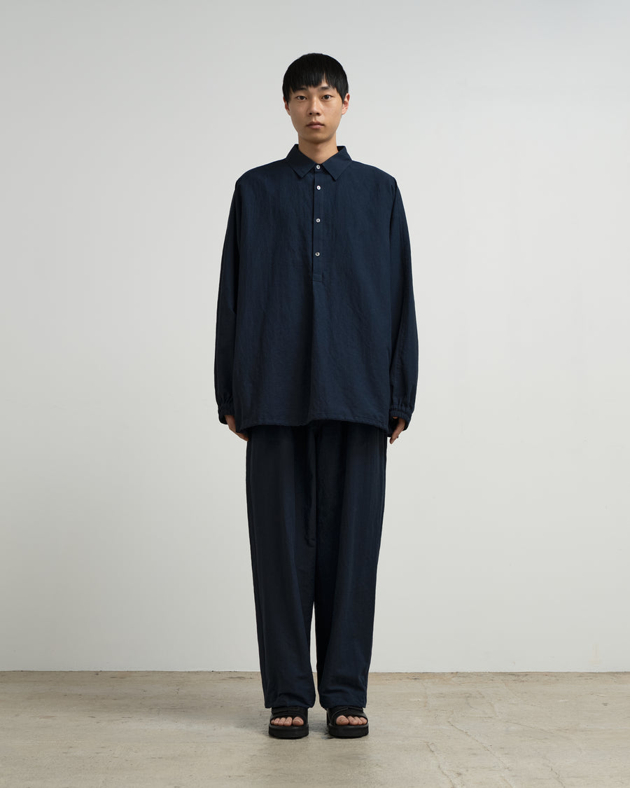 Cotton Linen Seersucker L/S Pullover Shirt – Graphpaper
