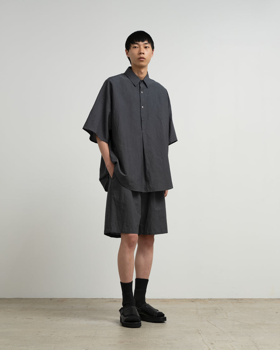 Cotton Linen Seersucker Short Sleeve Pullover Shirt – Graphpaper