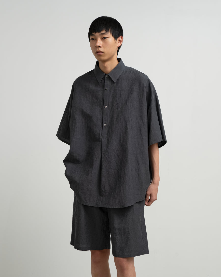 Cotton Linen Seersucker S/S Pullover Shirt – Graphpaper