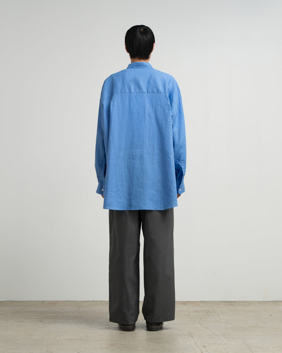 Linen L/S Oversized Regular Collar Shirt – Graphpaper
