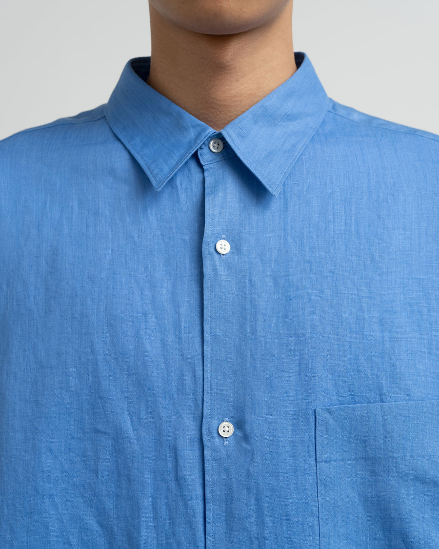 Linen L/S Oversized Regular Collar Shirt – Graphpaper