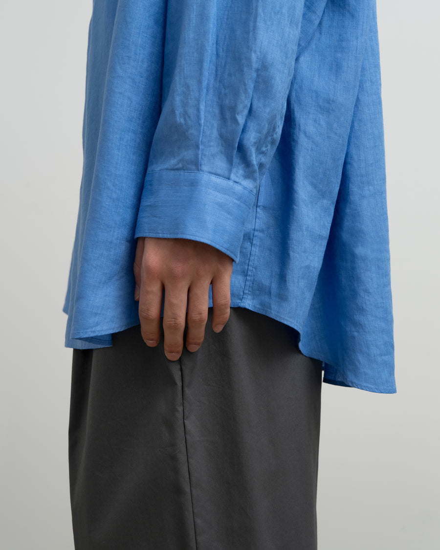 Linen L/S Oversized Regular Collar Shirt – Graphpaper