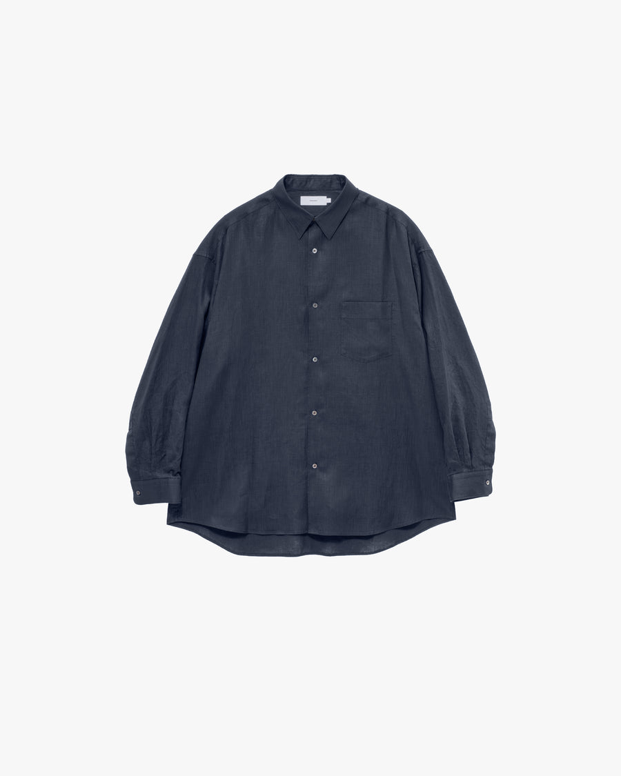 Linen L/S Oversized Regular Collar Shirt – Graphpaper