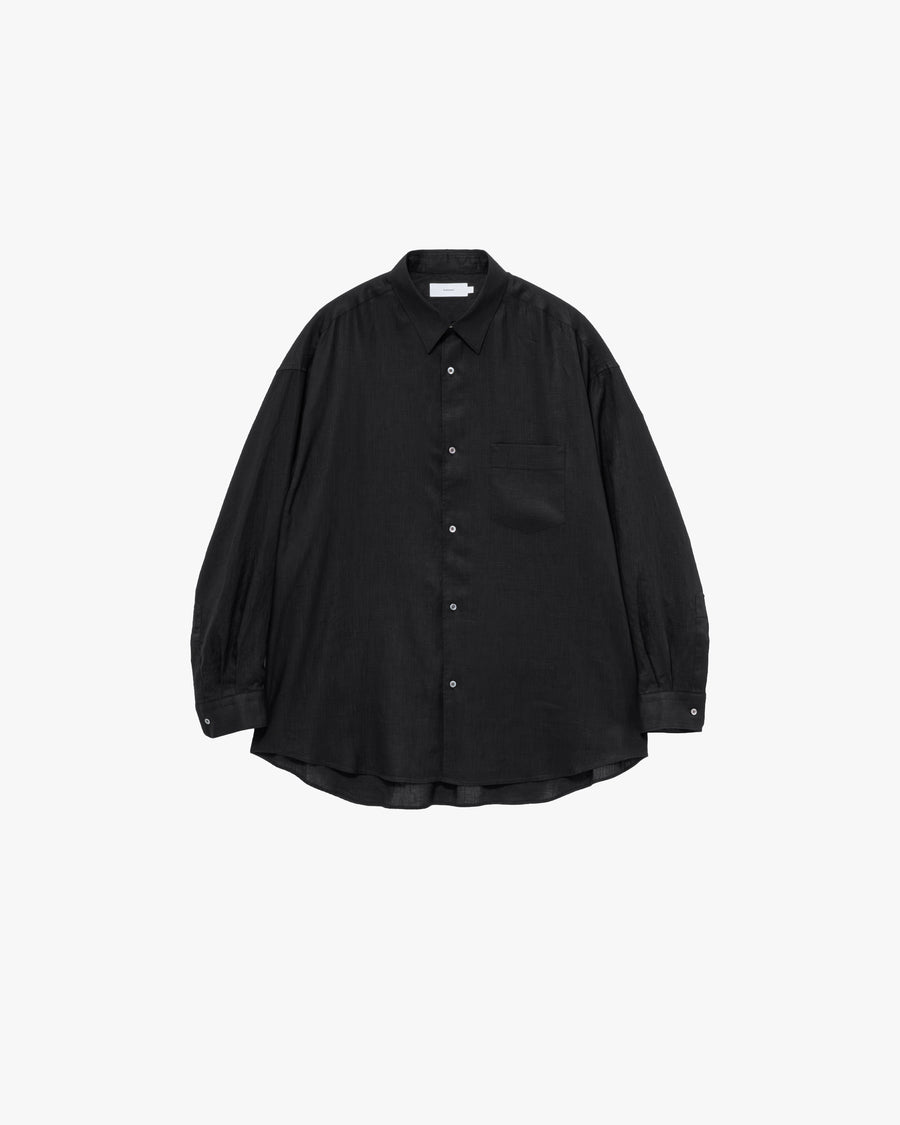 Linen L/S Oversized Regular Collar Shirt – Graphpaper