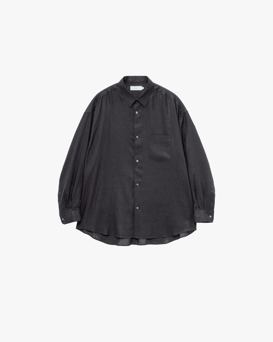 Linen L/S Oversized Regular Collar Shirt – Graphpaper