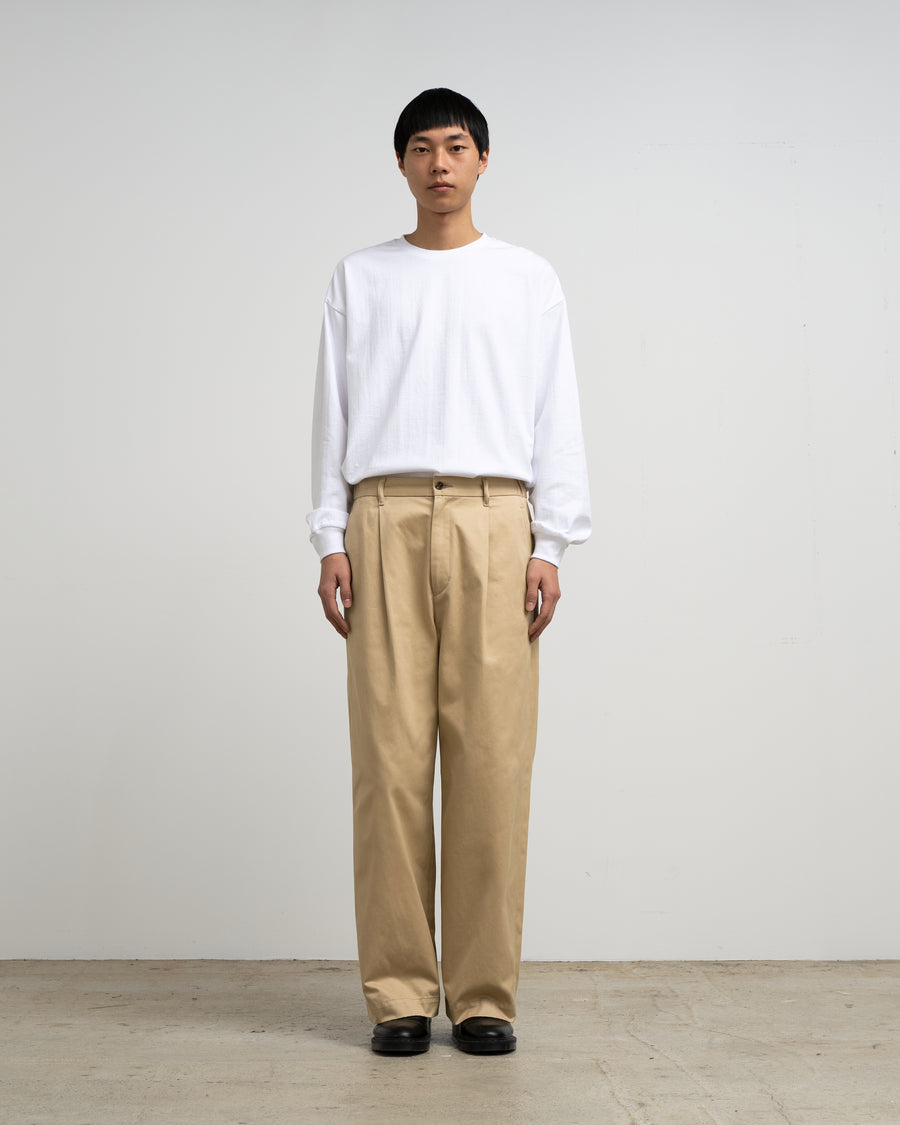 グラフペーパー Westpoint Chino Trousers 1 Westpoint Chino Wide Straight Trousers – Graphpaper