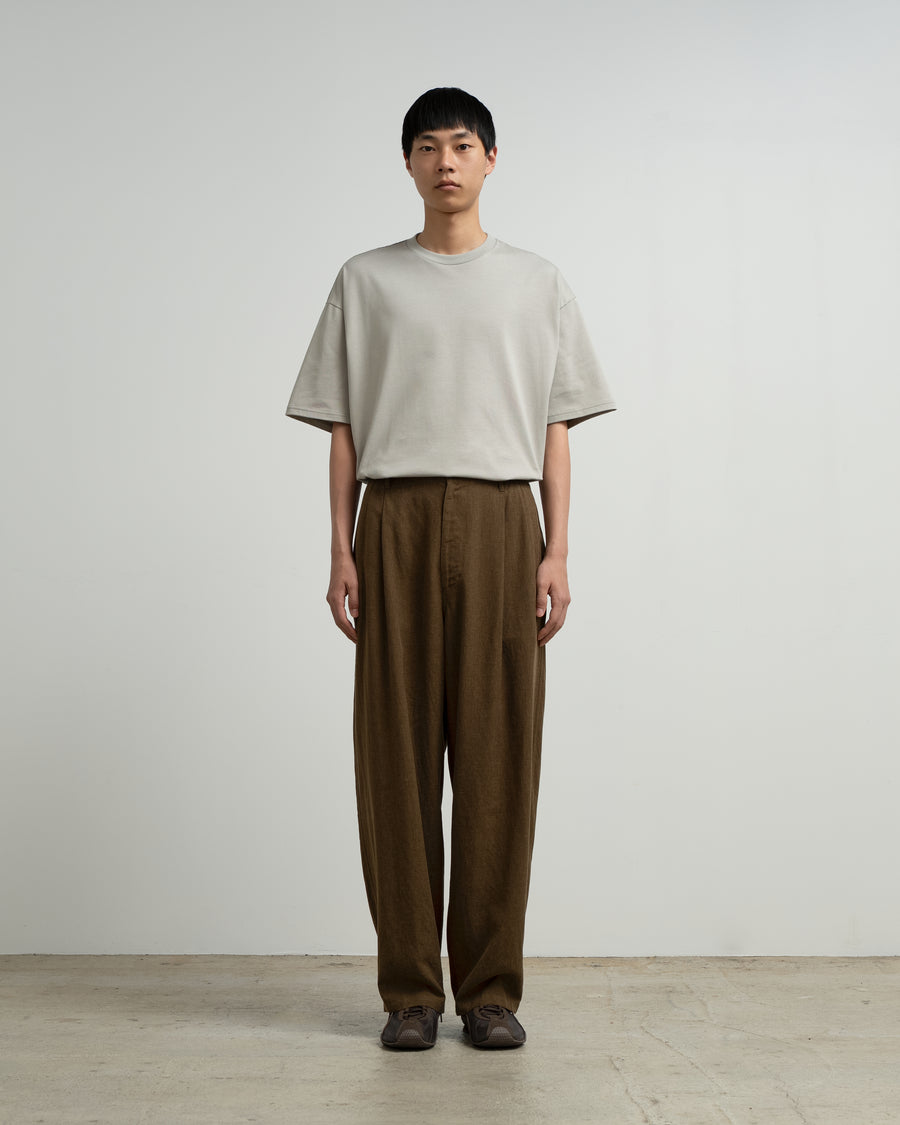 Graphpaper レショップ別注 Oversized Trousers Linen Cupro Oversized Slacks – Graphpaper
