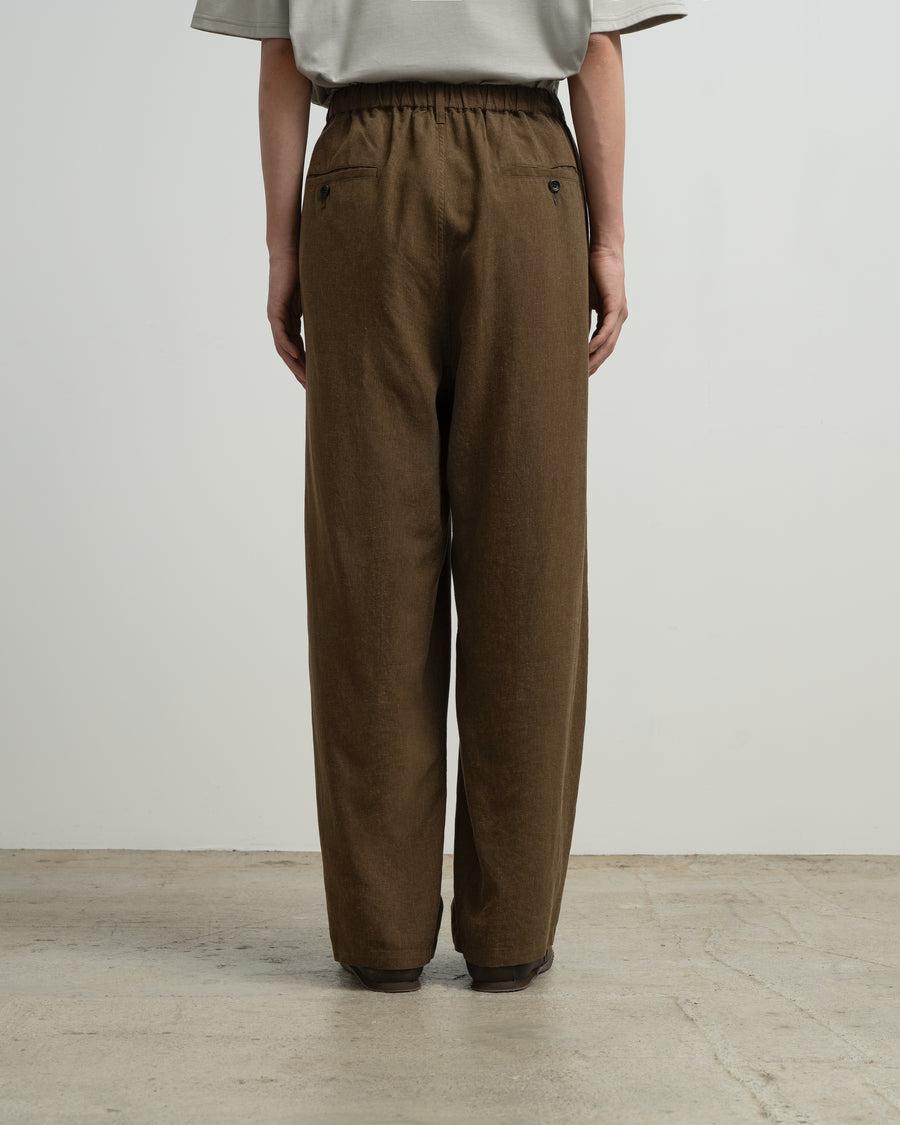 パンツ Graphpaper LECHOPPE Oversized Trousers Linen Cupro Oversized Slacks – Graphpaper