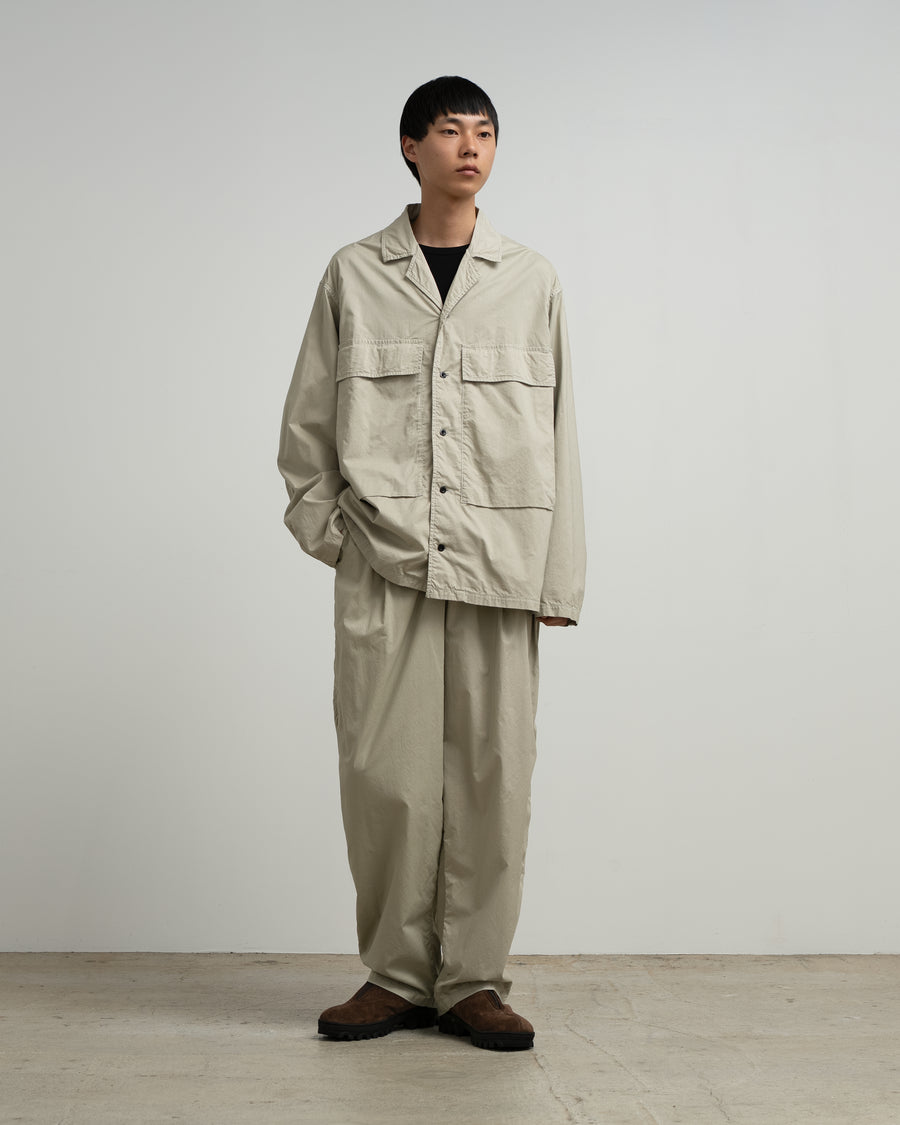 パンツ Garment Dyed Typewriter Oversized Slacks Garment Dyed Typewriter Oversized Slacks – Graphpaper